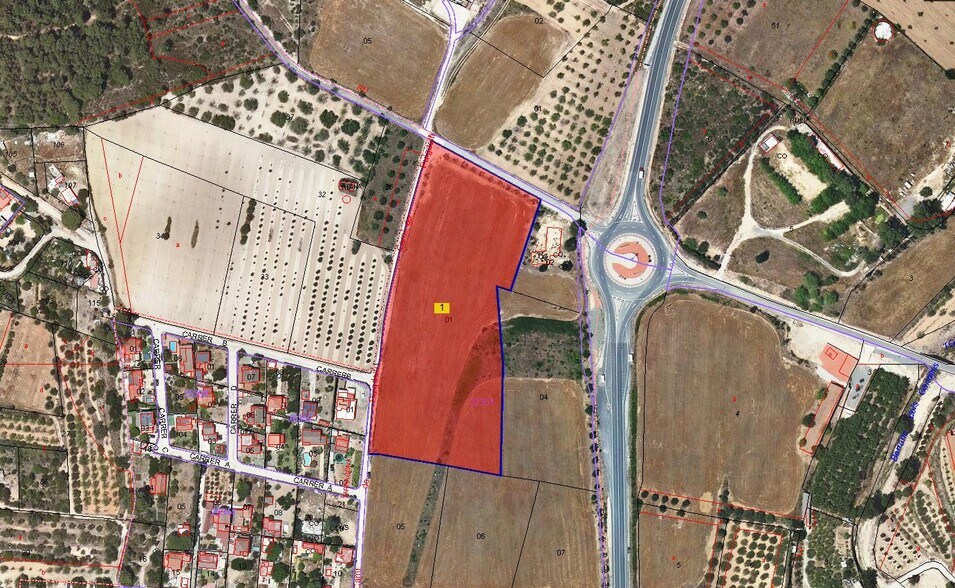 Terreno en Els Garidells, Tarragona en venta - Plano de la planta - Imagen 1 de 4
