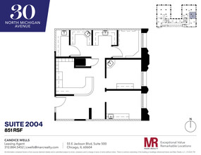 30 N Michigan Ave, Chicago, IL en alquiler Plano de la planta- Imagen 1 de 7