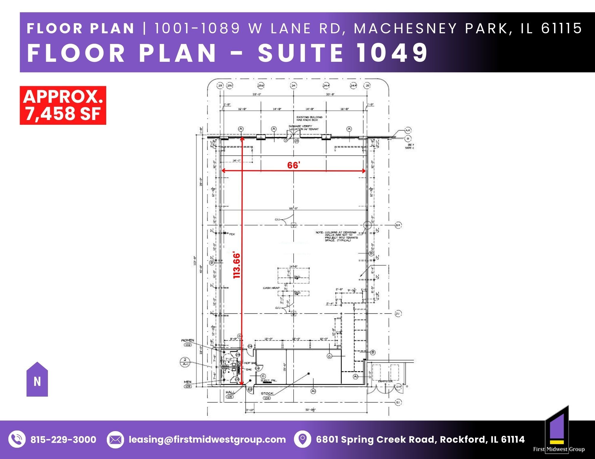 1001-1089 W Lane Rd, Machesney Park, IL en alquiler Foto del edificio- Imagen 1 de 1