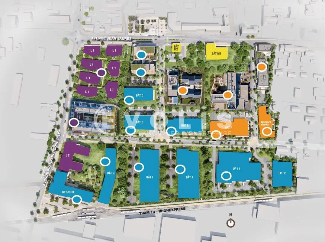 23 Avenue Franklin Roosevelt, Décines-Charpieu en alquiler Plano del sitio- Imagen 1 de 11