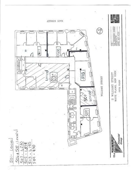 2 William St, White Plains, NY en alquiler - Plano del sitio - Imagen 3 de 4