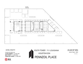 711 Louisiana St, Houston, TX en alquiler Plano de la planta- Imagen 1 de 1