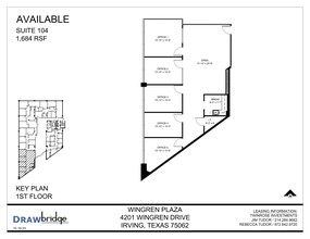 4225 Wingren Dr, Irving, TX en alquiler Plano del sitio- Imagen 1 de 1