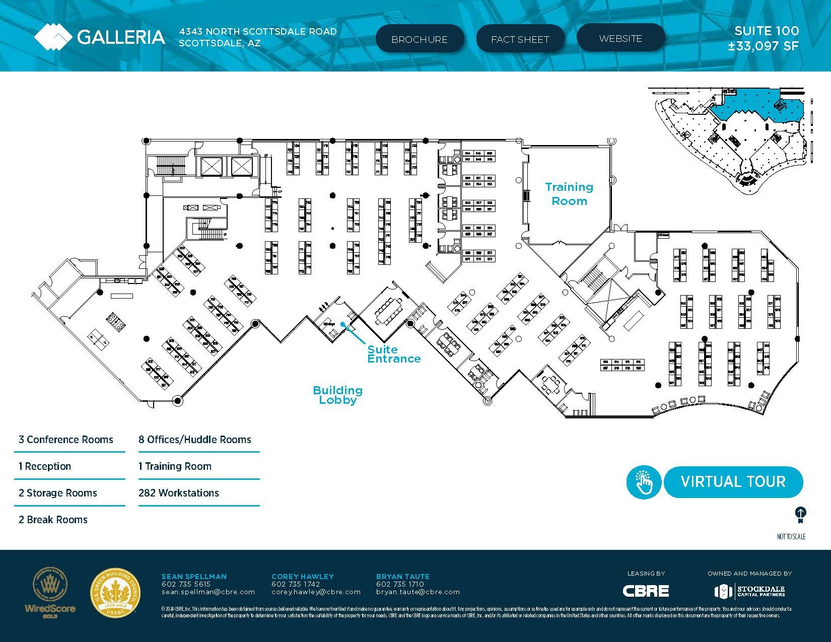 4343 N Scottsdale Rd, Scottsdale, AZ en alquiler Plano de la planta- Imagen 1 de 1