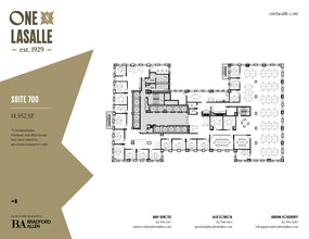 1 N La Salle St, Chicago, IL en alquiler Plano de la planta- Imagen 1 de 2