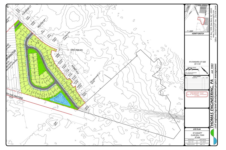 Fox Ridge Ct, Havelock, NC en venta - Plano del sitio - Imagen 1 de 3