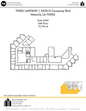 3900 N Causeway Blvd, Metairie, LA en alquiler Plano del sitio- Imagen 1 de 1