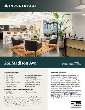 Más detalles para 261 Madison Ave, New York, NY - Coworking en alquiler