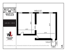 40 N Wells St, Chicago, IL en alquiler Plano de la planta- Imagen 1 de 1