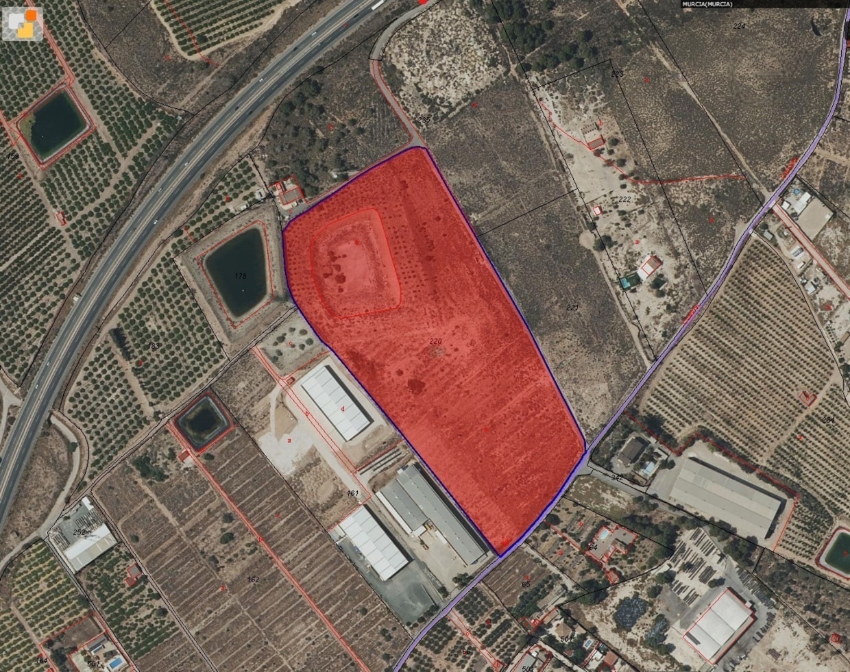 Carretera de Fortuna, S/N, Murcia, Murcia en venta Vista aérea- Imagen 1 de 3