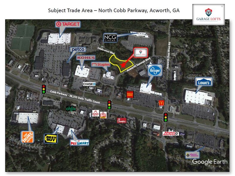 3353 Acworth Summit Blvd NW, Acworth, GA en venta - Vista aérea - Imagen 2 de 8