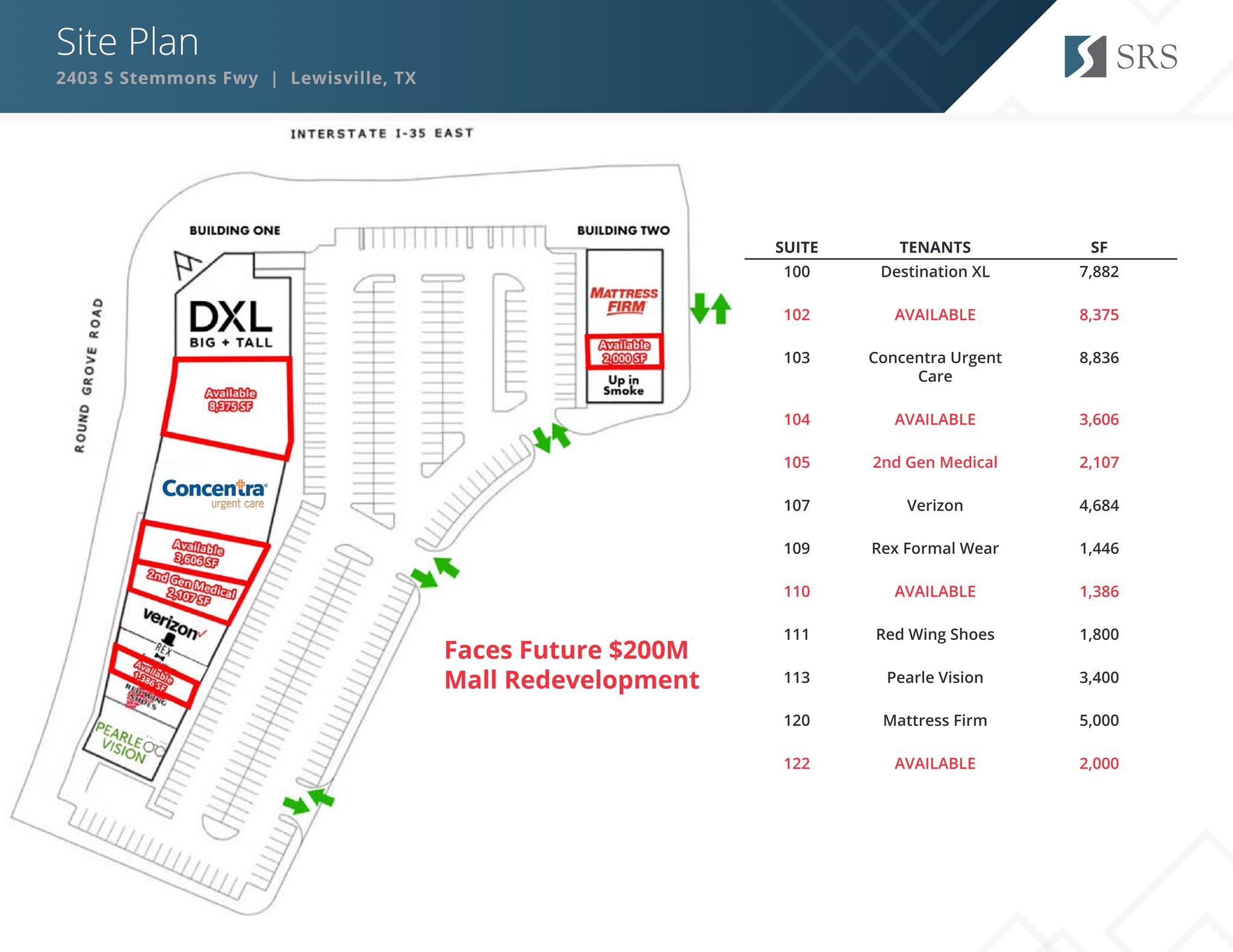 2403 S Stemmons Fwy, Lewisville, TX en alquiler Plano del sitio- Imagen 1 de 1