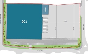 12 Central Way, London en alquiler Plano de la planta- Imagen 2 de 2