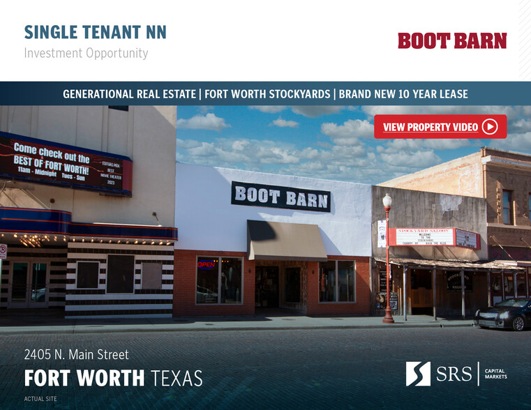 2405 N Main St, Fort Worth, TX en venta - Foto del edificio - Imagen 1 de 9