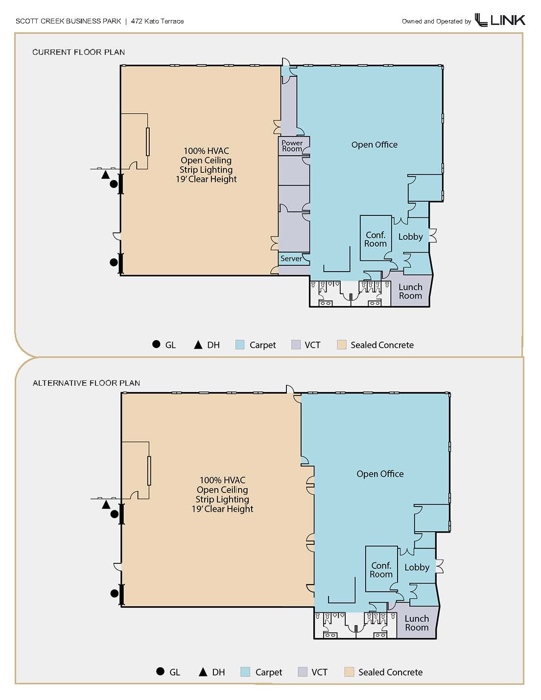 466-472 Kato Ter, Fremont, CA en alquiler Plano de la planta- Imagen 1 de 1