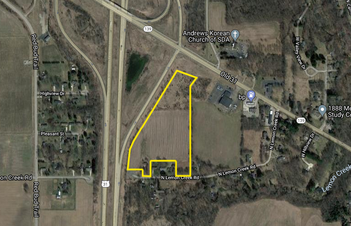 3509 E Lemon Creek Rd, Berrien Springs, MI en venta - Vista aérea - Imagen 2 de 5