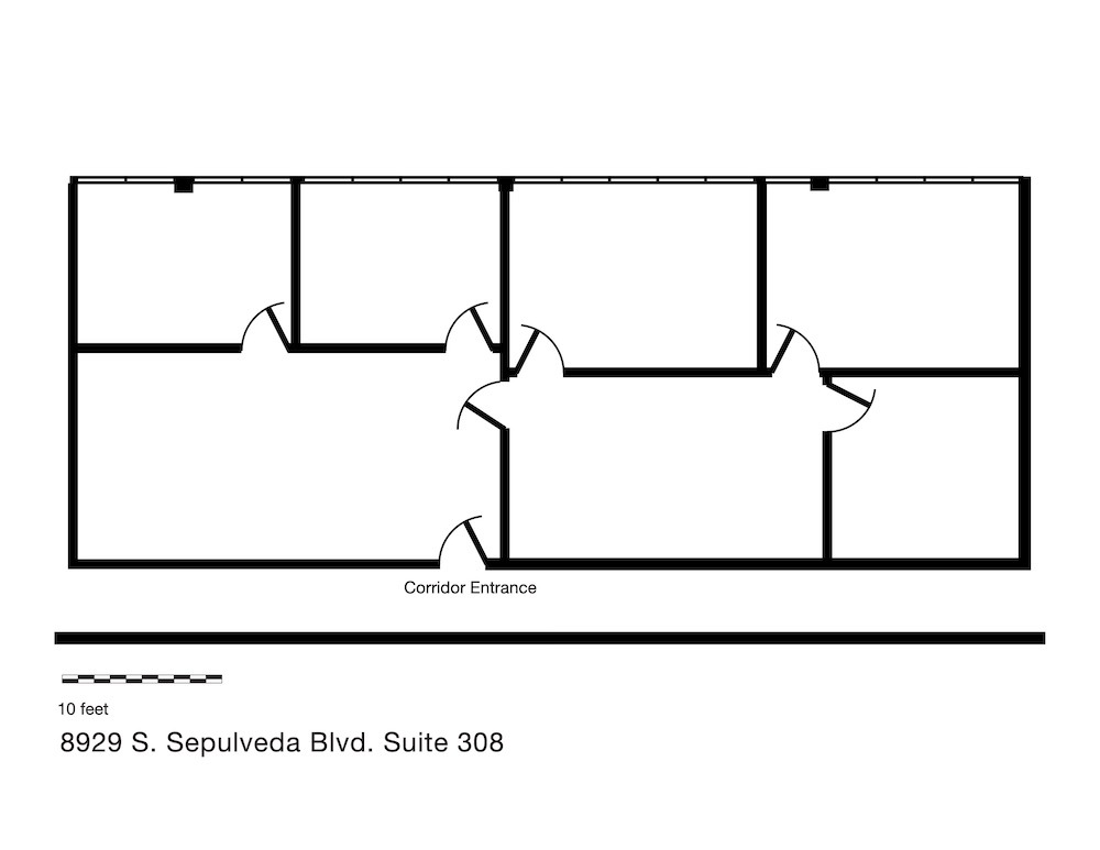 8929-8939 S Sepulveda Blvd, Los Angeles, CA en alquiler Plano de la planta- Imagen 1 de 1