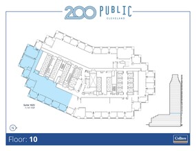 200 Public Sq, Cleveland, OH en alquiler Plano de la planta- Imagen 1 de 1