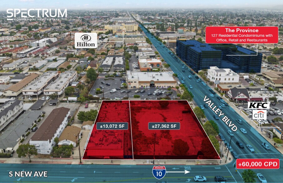 531-545 W Valley Blvd, San Gabriel, CA en alquiler - Foto del edificio - Imagen 1 de 5