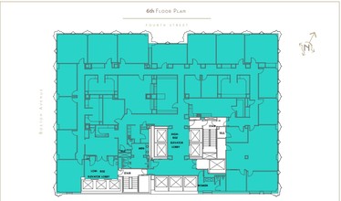 401 S Boston Ave, Tulsa, OK en alquiler Plano de la planta- Imagen 1 de 1