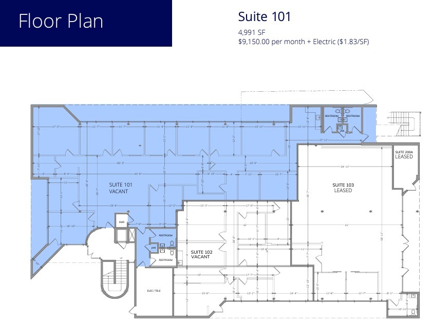 10065 Old Grove Rd, San Diego, CA en alquiler Plano de la planta- Imagen 1 de 2