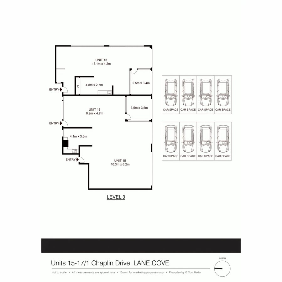 1 Chaplin Dr, Lane Cove West, NSW 2066 - Unidad 15 & 16 -  - Plano de la planta - Image 1 of 1