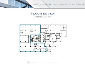 2020 N Central Ave, Phoenix, AZ en alquiler Plano de la planta- Imagen 1 de 1