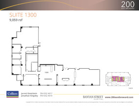 200 E Broward Blvd, Fort Lauderdale, FL en alquiler Plano de la planta- Imagen 1 de 2