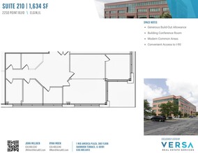 2250 Point Blvd, Elgin, IL en alquiler Plano de la planta- Imagen 1 de 2