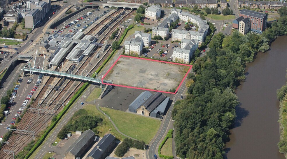 Forthside Way, Stirling en venta - Vista aérea - Imagen 2 de 2