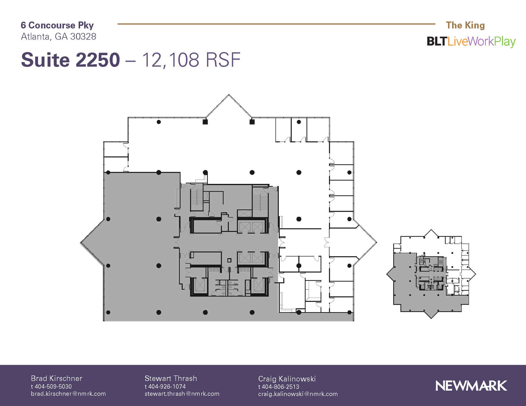 6 Concourse Pky NE, Atlanta, GA en alquiler Plano de la planta- Imagen 1 de 1