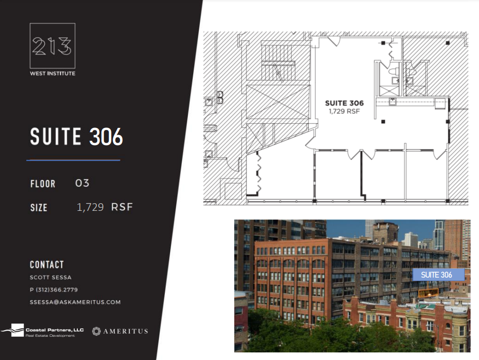 213 W Institute Pl, Chicago, IL en alquiler Plano de la planta- Imagen 1 de 1