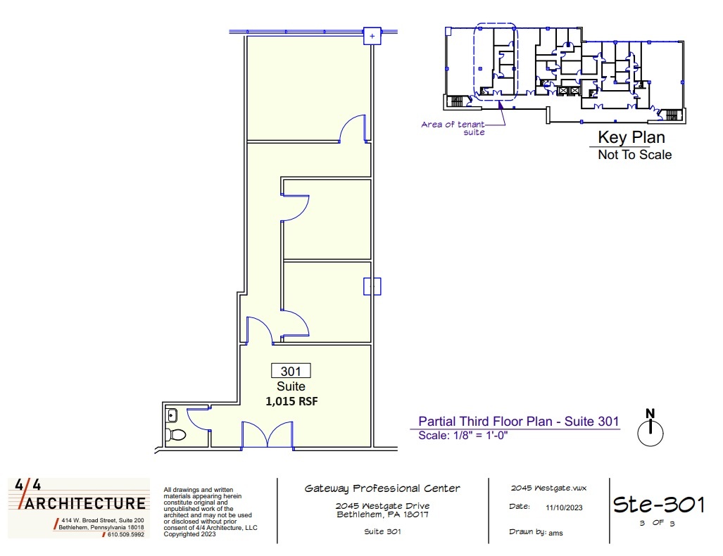 2045 Westgate Dr, Bethlehem, PA en alquiler Plano de la planta- Imagen 1 de 1