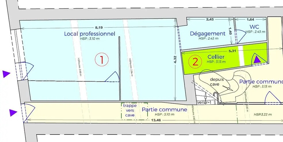 66 Rue De La Libération, Bourgoin-Jallieu en venta - Plano de la planta - Imagen 3 de 3