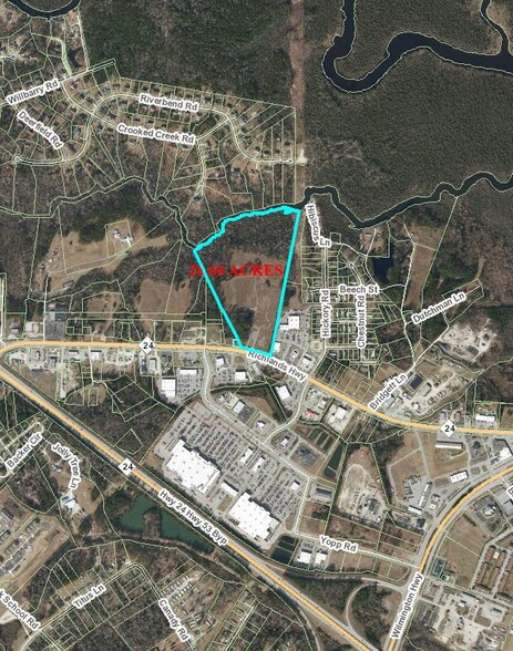 2780 Richlands Hwy, Jacksonville, NC en venta - Foto del edificio - Imagen 1 de 1