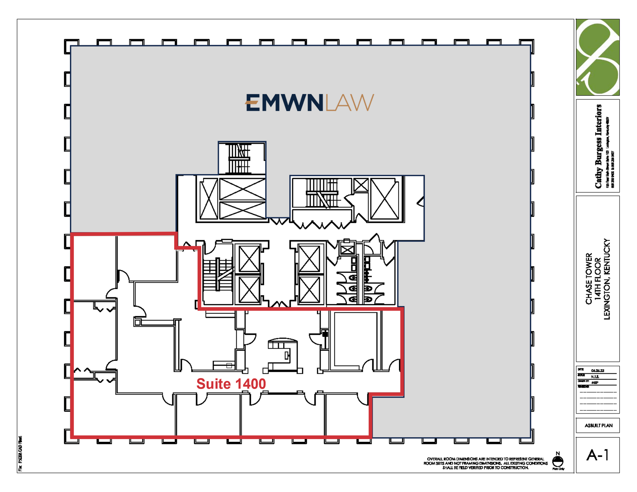 201 E Main St, Lexington, KY en alquiler Plano de la planta- Imagen 1 de 1