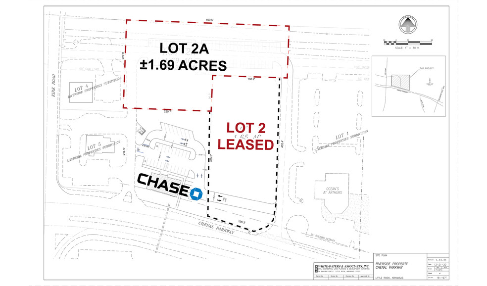 16100 Chenal Pky, Little Rock, AR en alquiler - Plano del sitio - Imagen 2 de 3