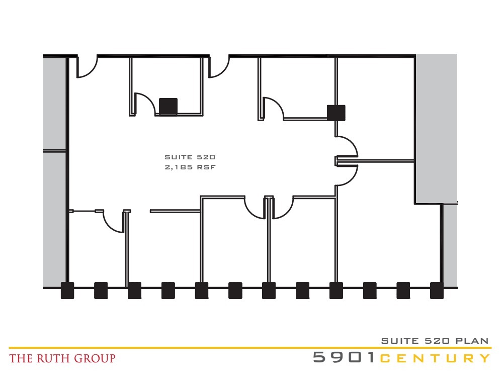 5901 W Century Blvd, Los Angeles, CA en alquiler Plano de la planta- Imagen 1 de 1