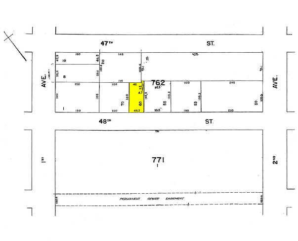 133-137 48th St, Brooklyn, NY en alquiler - Plano de solar - Imagen 2 de 2