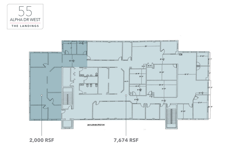 55 Alpha Dr W, Pittsburgh, PA en alquiler - Plano de la planta - Imagen 3 de 4