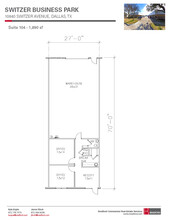 10930 Switzer Ave, Dallas, TX en alquiler Plano de la planta- Imagen 1 de 1