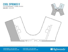 701 Cool Springs Blvd, Franklin, TN en alquiler Plano de la planta- Imagen 1 de 1