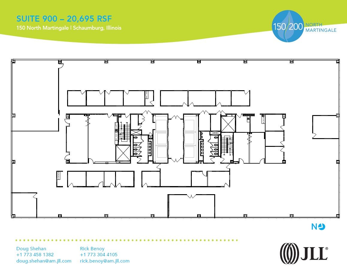 150 N Martingale Rd, Schaumburg, IL en alquiler Plano de la planta- Imagen 1 de 1