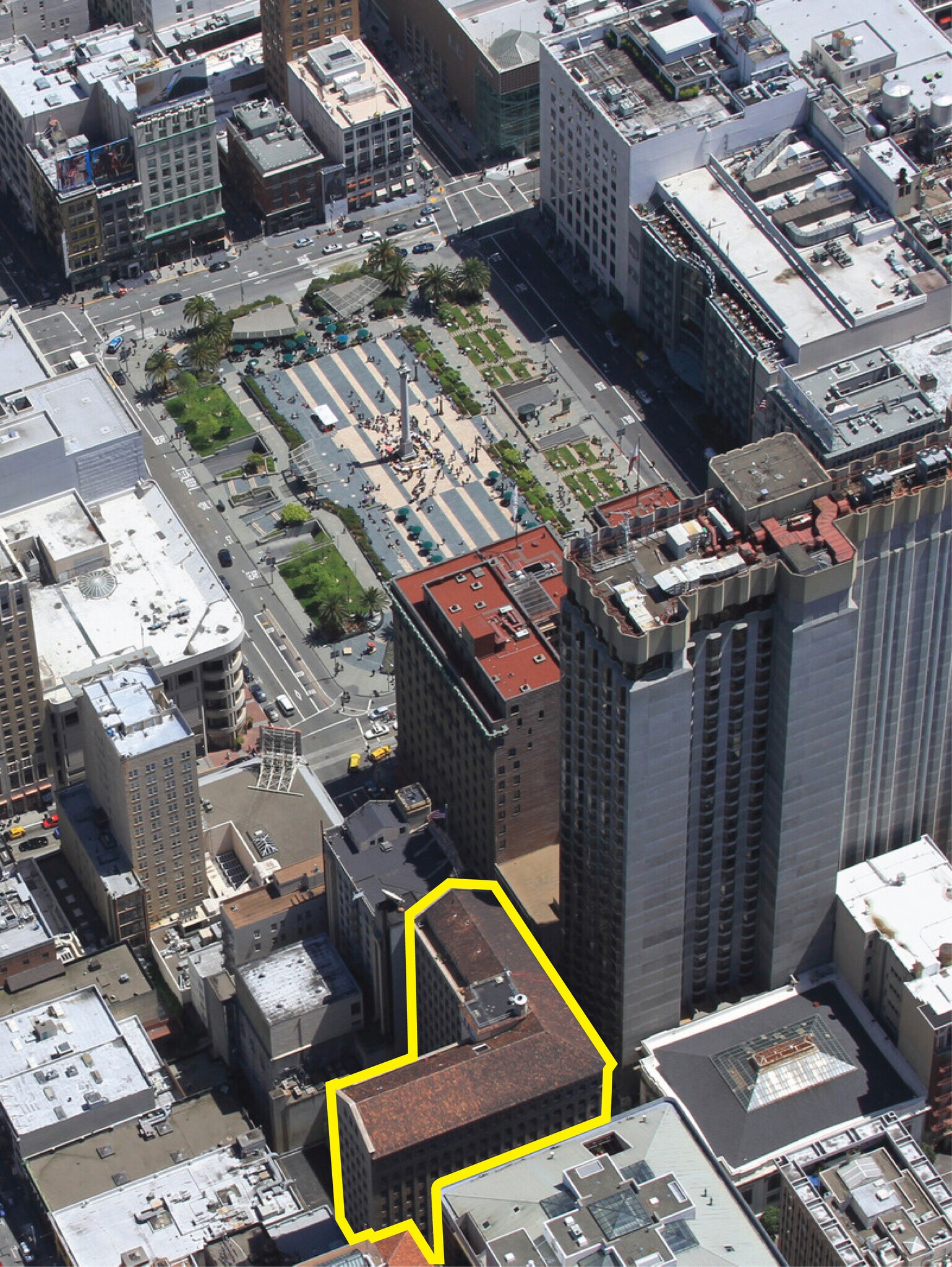 490 Post St, San Francisco, CA en alquiler Vista aérea- Imagen 1 de 12