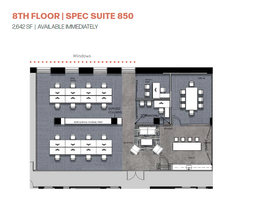 1850 M St NW, Washington, DC en alquiler Plano de la planta- Imagen 1 de 4