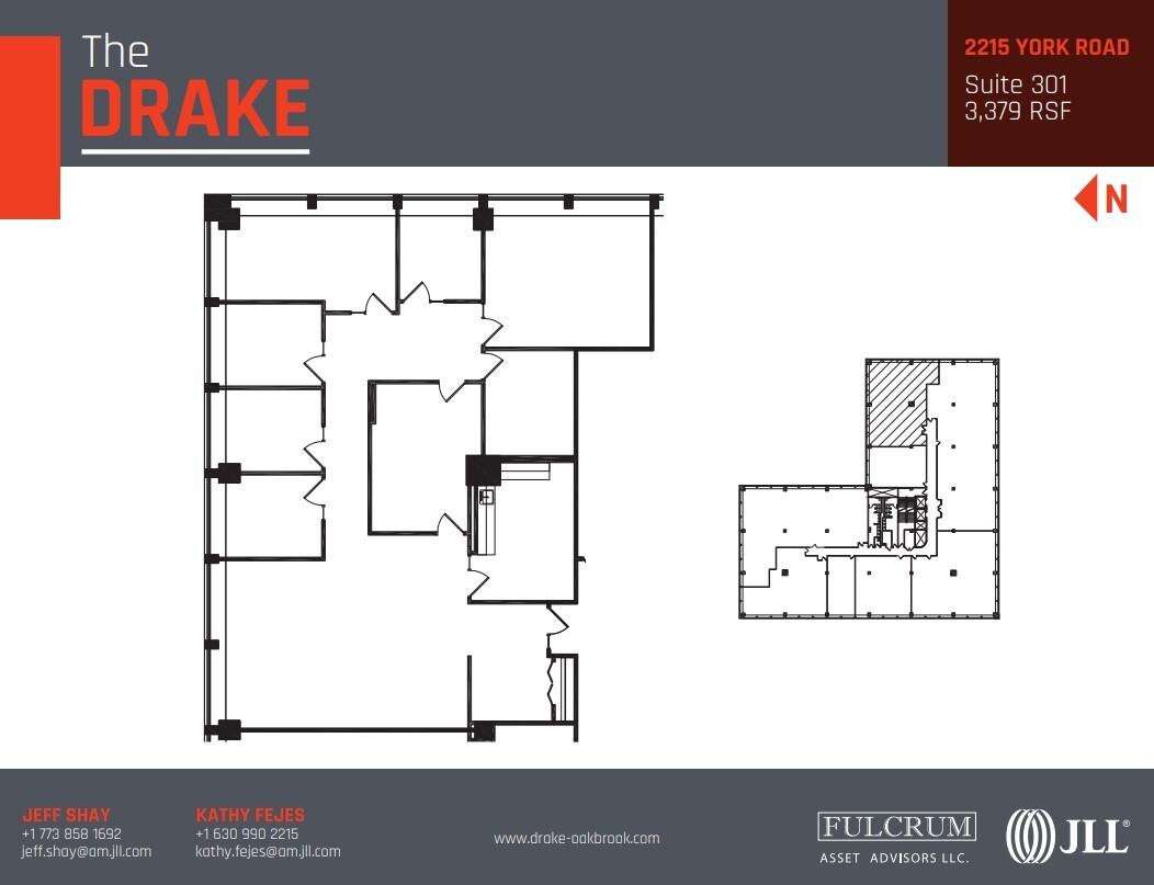 2211-2215 S York Rd, Oak Brook, IL en alquiler Plano de la planta- Imagen 1 de 1