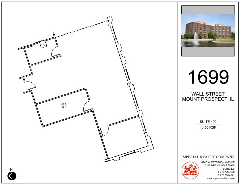 1699 Wall St, Mount Prospect, IL en alquiler Plano de la planta- Imagen 1 de 6