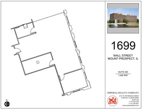 1699 Wall St, Mount Prospect, IL en alquiler Plano de la planta- Imagen 1 de 6