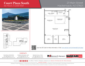 25 Main St, Hackensack, NJ en alquiler Plano de la planta- Imagen 1 de 4