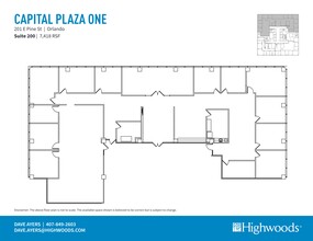 201 E Pine St, Orlando, FL en alquiler Plano del sitio- Imagen 1 de 1